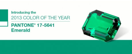 emerald stone - colour of the year 2013
